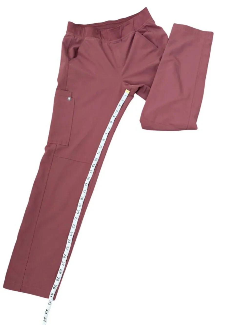 FIGS Axim Cargo Scrub Pants Men’s Small Mauve Jogger Stretch Medical